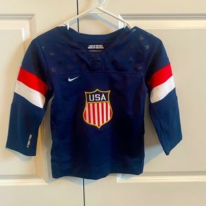 Kids USA hockey Jersey
